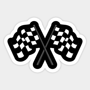 Racing Chequered Flag Sticker